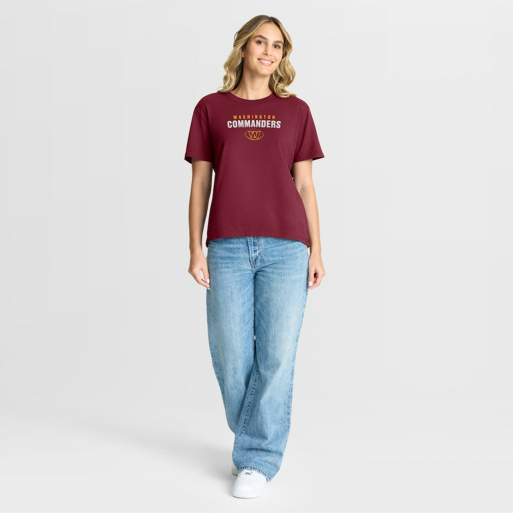 Washington Commanders Women's Fade Legacy T-Shirt Burgundy | Fanatics