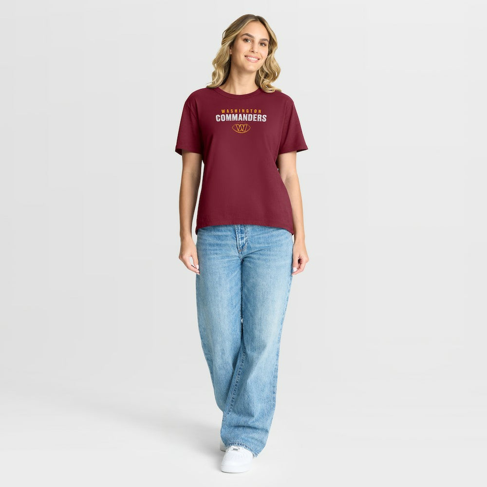 Washington Commanders Women's Fade Legacy T-Shirt Burgundy | Fanatics