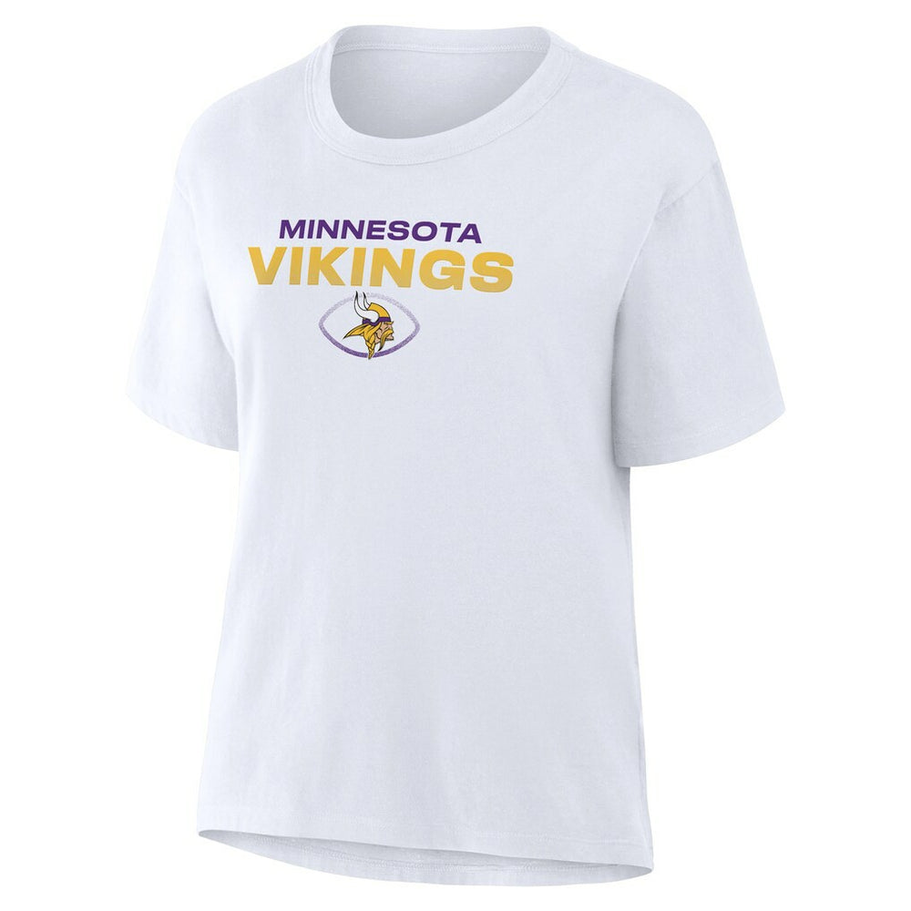 Minnesota Vikings Women's Fade Legacy T-Shirt White | Fanatics
