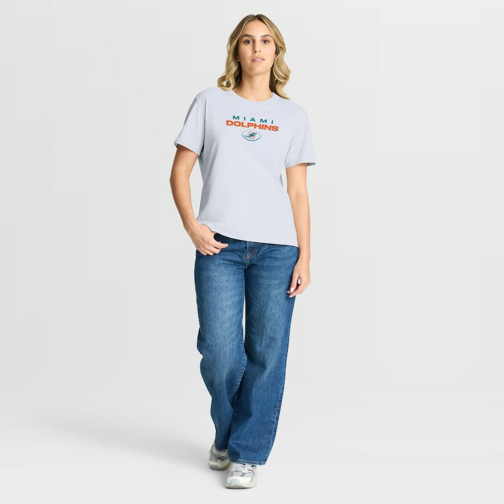 Miami Dolphins Women's Fade Legacy T-Shirt White | Fanatics
