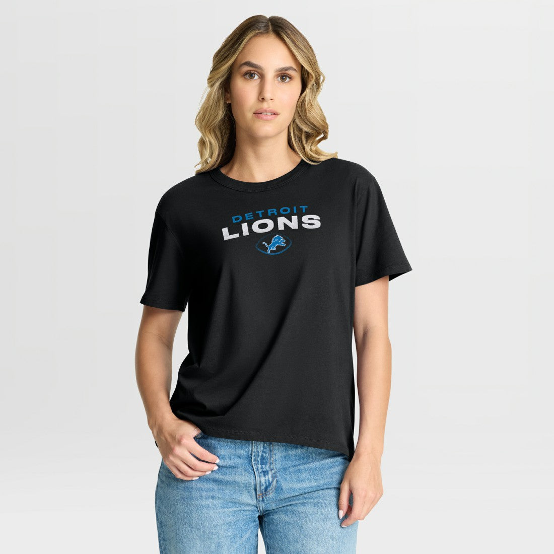 Detroit Lions Women's Fade Legacy T-Shirt Black | Fanatics
