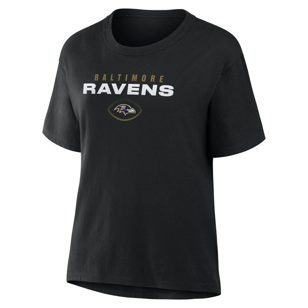 Baltimore Ravens Women's Fade Legacy T-Shirt Black | Fanatics