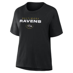 Baltimore Ravens Women's Fade Legacy T-Shirt Black | Fanatics