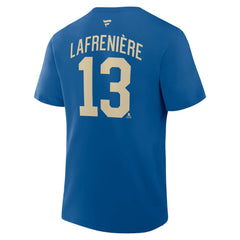 Alexis Lafreniere New York Rangers Fanatics Authentic Stack Name & Number T-Shirt - Blue - NHL