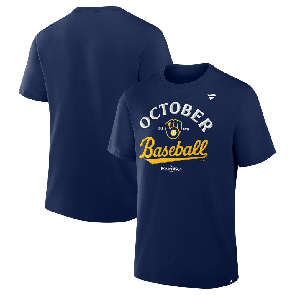 Milwaukee Brewers 2025 MLB Postseason Locker Room T-Shirt - MLB