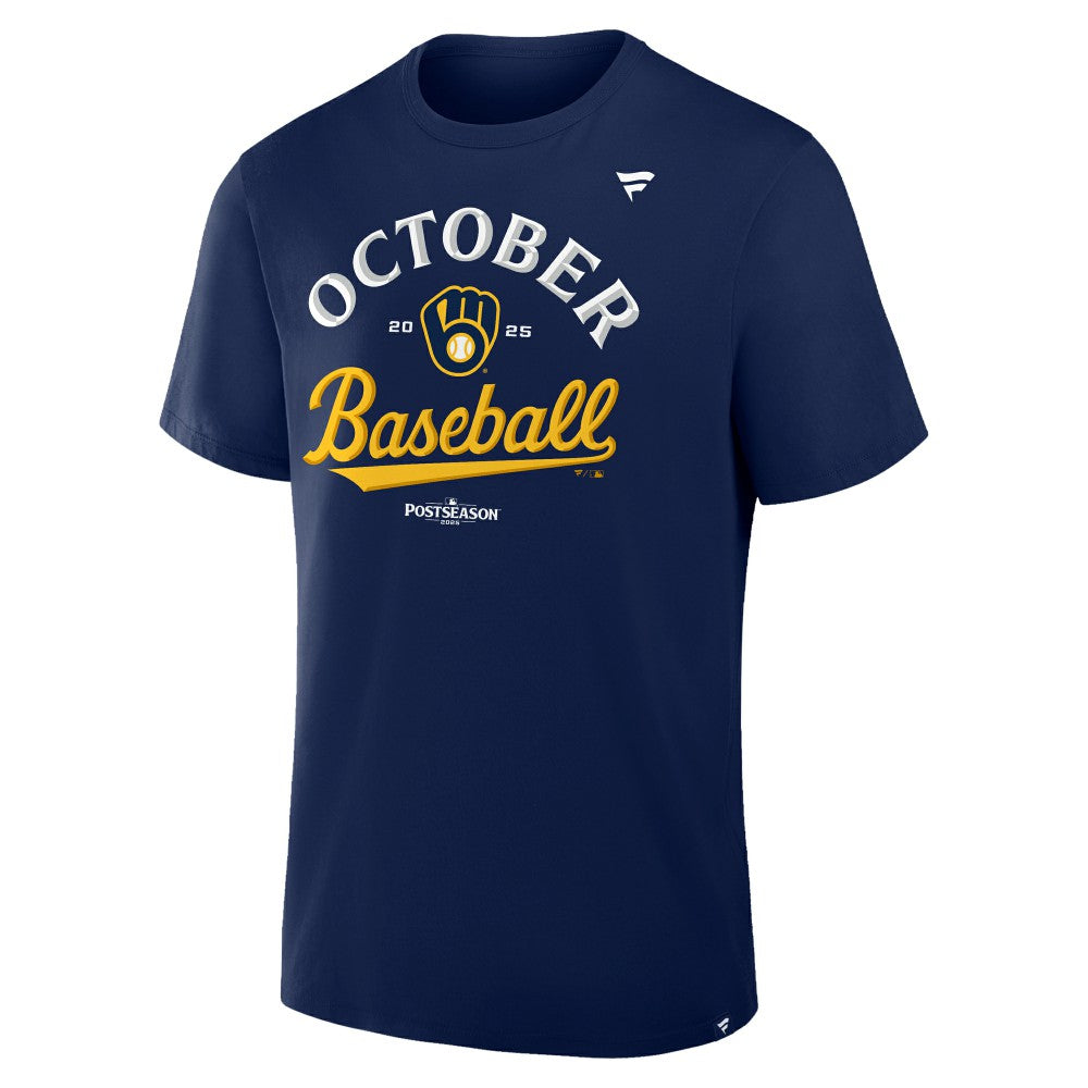 Milwaukee Brewers 2025 MLB Postseason Locker Room T-Shirt - MLB