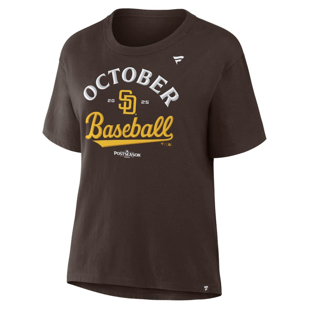 San Diego Padres  Women's 2025 MLB Postseason Locker Room T-Shirt - MLB