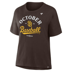 San Diego Padres  Women's 2025 MLB Postseason Locker Room T-Shirt - MLB