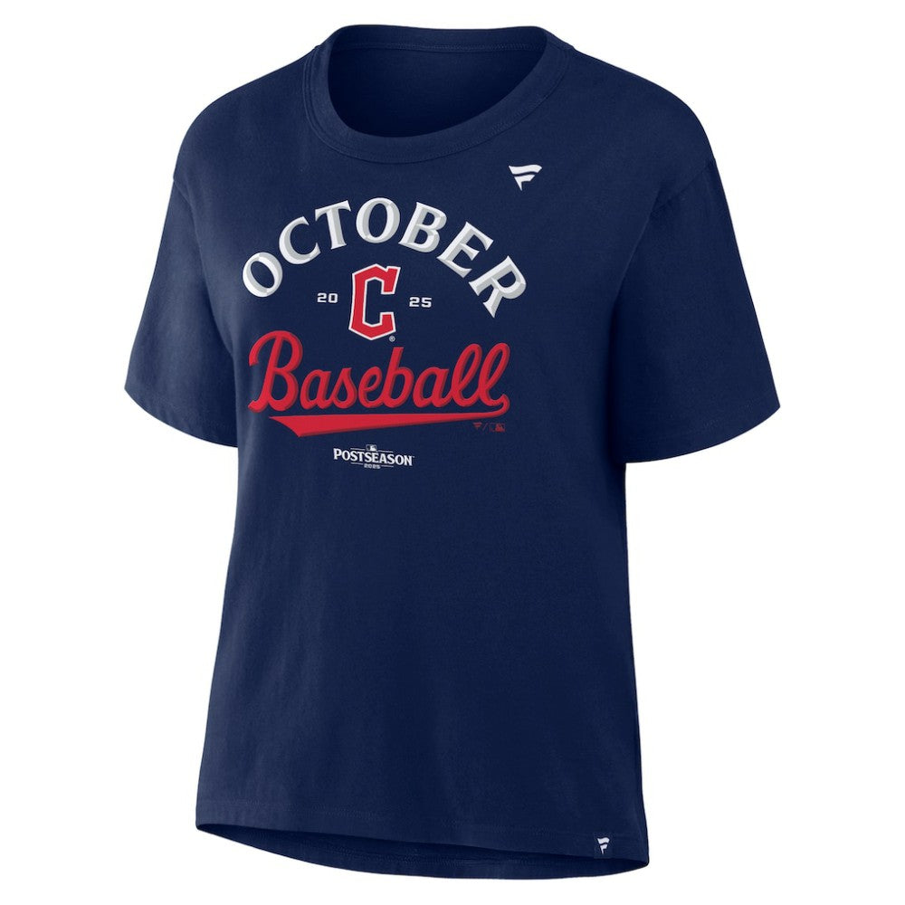 Cleveland Guardians  Women's 2025 MLB Postseason Locker Room T-Shirt - MLB