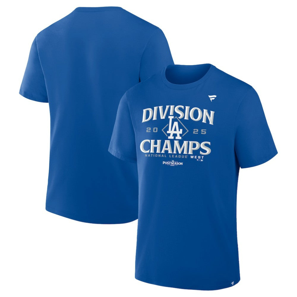 Los Angeles Dodgers Fanatics 2025 NL West Division Champions Locker Room T-Shirt - MLB