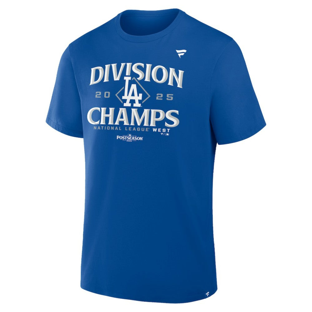 Los Angeles Dodgers Fanatics 2025 NL West Division Champions Locker Room T-Shirt - MLB