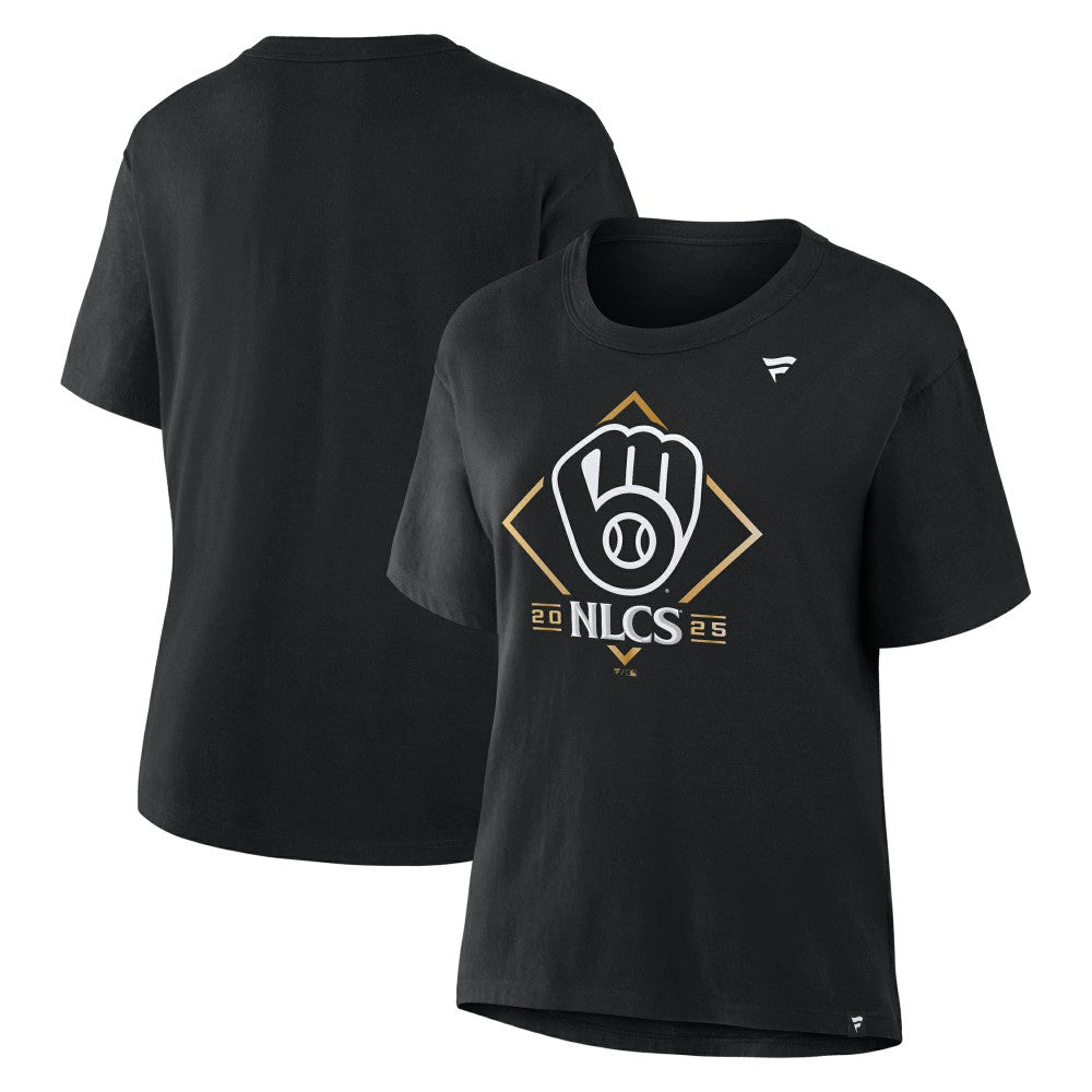 Milwaukee Brewers Fanatics Women's 2025 National League Division Series Champions Locker Room T-Shirt - MLB