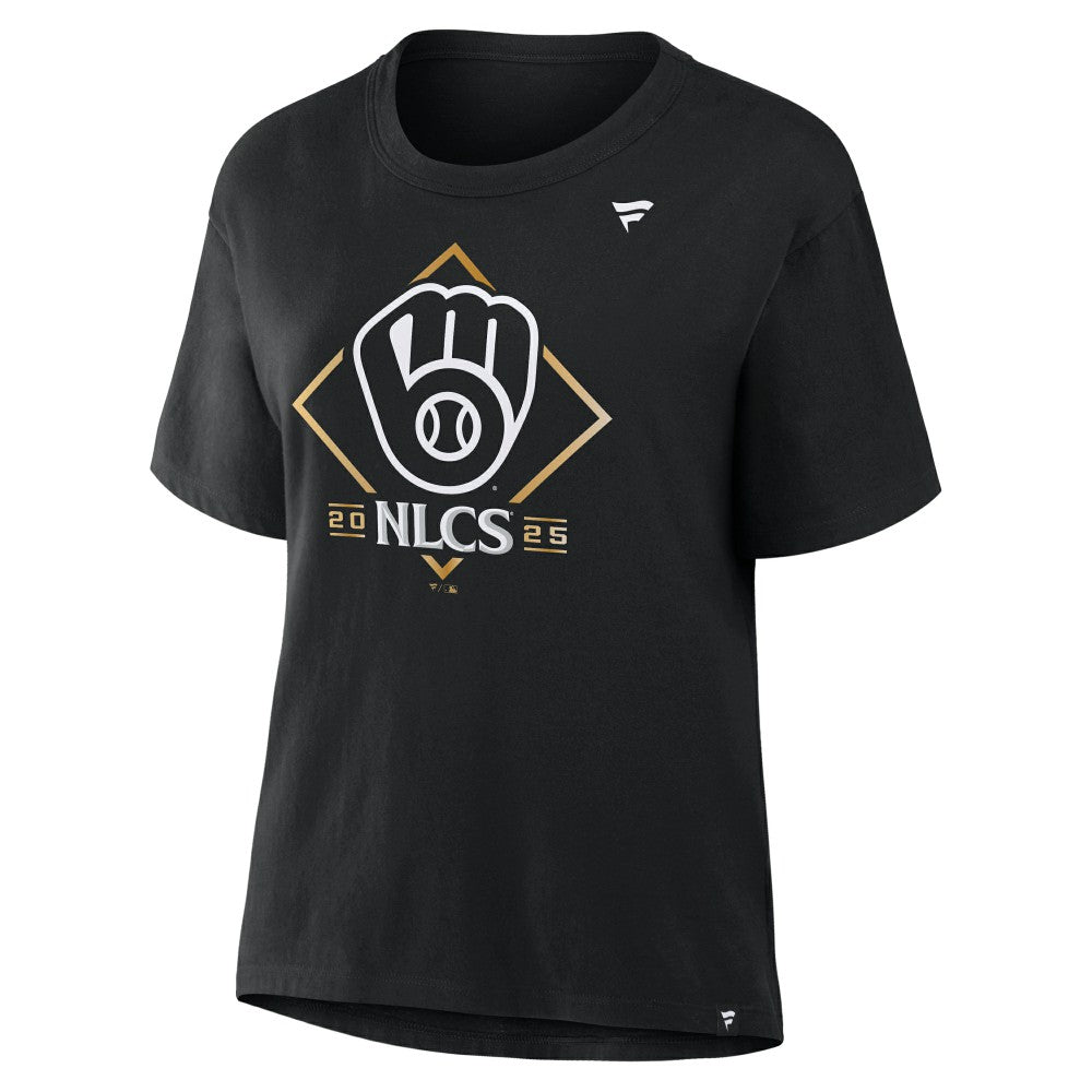 Milwaukee Brewers Fanatics Women's 2025 National League Division Series Champions Locker Room T-Shirt - MLB