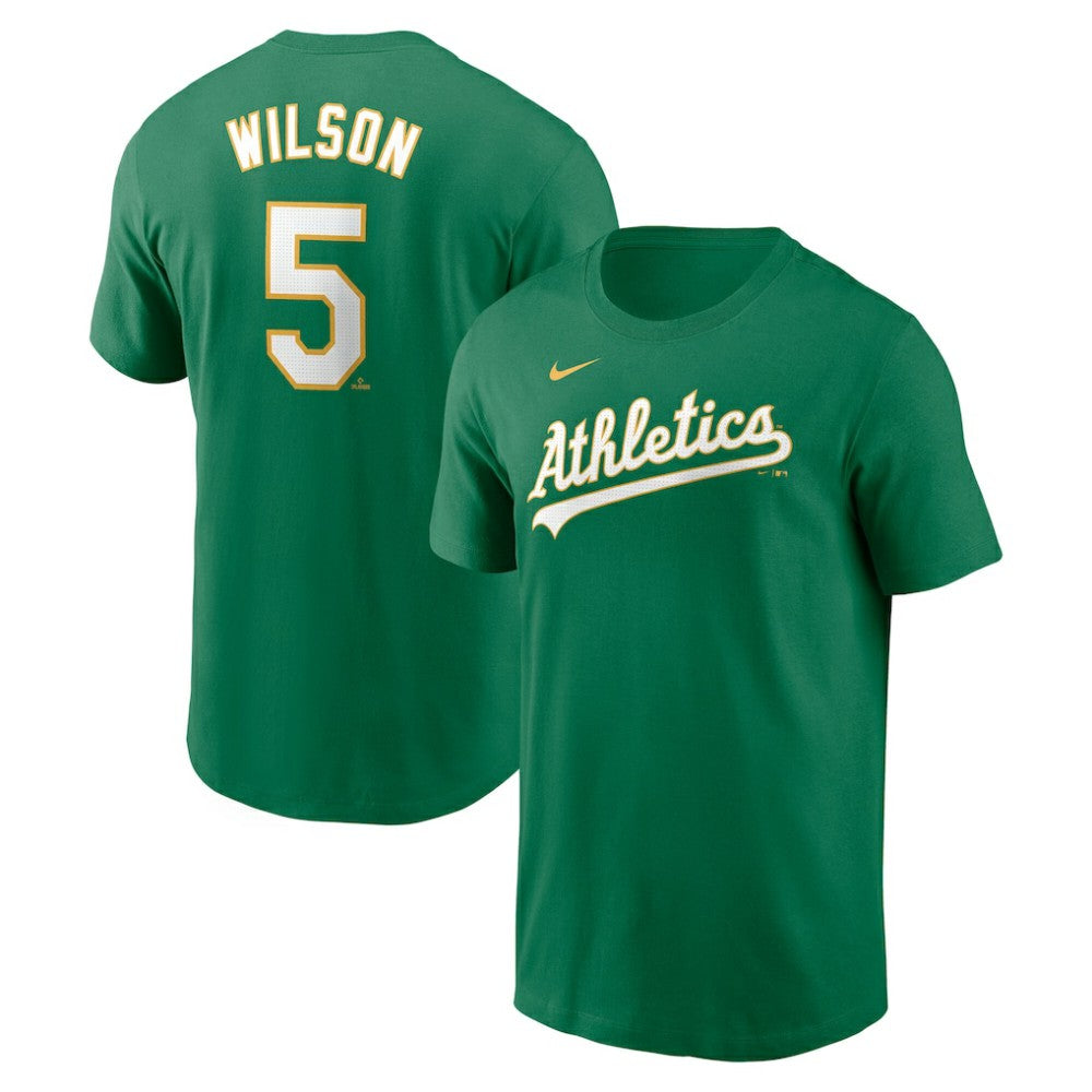 Jacob Wilson Athletics Nike Fuse Name & Number T-Shirt - MLB