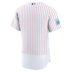 Philadelphia Phillies Nike Home Sponsor Patch Authentic Jersey - MLB