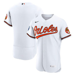 Baltimore Orioles Nike Home Sponsor Patch Authentic Jersey - MLB