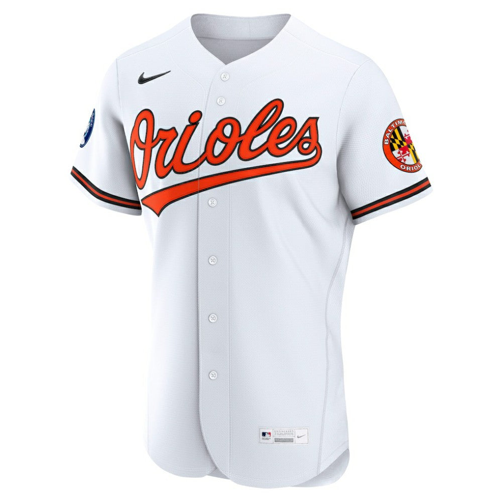Baltimore Orioles Nike Home Sponsor Patch Authentic Jersey - MLB