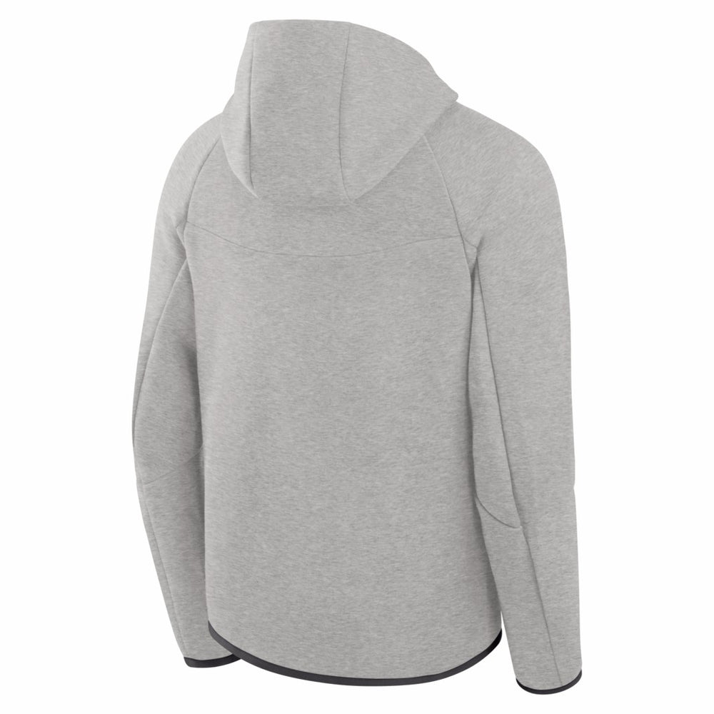 Minnesota Vikings Tech Fleece Raglan Full-Zip Windrunner Hoodie Heather Gray | Nike for Sale