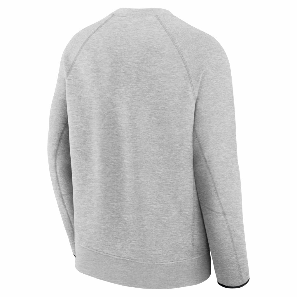 Detroit Lions Tech Fleece Raglan Sweatshirt Heather Gray | Nike for Sale