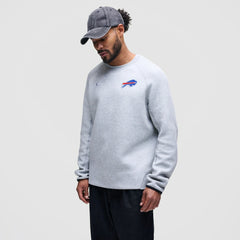Buffalo Bills Tech Fleece Raglan Sweatshirt Heather Gray | Nike for Sale