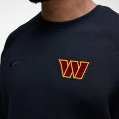 Washington Commanders Tech Fleece Raglan Sweatshirt Black | Nike for Sale