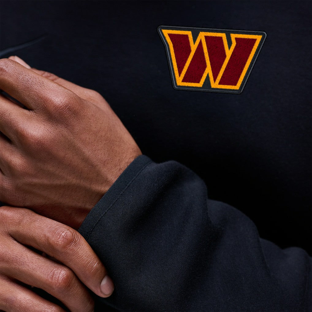 Washington Commanders Tech Fleece Raglan Sweatshirt Black | Nike for Sale