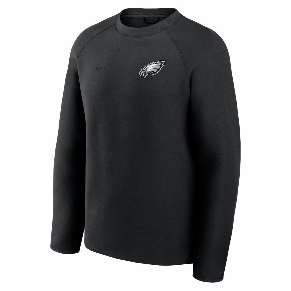 Philadelphia Eagles Tech Fleece Raglan Sweatshirt Black | Nike for Sale