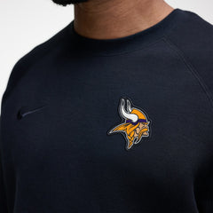 Minnesota Vikings Tech Fleece Raglan Sweatshirt Black | Nike for Sale