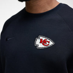 Kansas City Chiefs Tech Fleece Raglan Sweatshirt Black | Nike for Sale