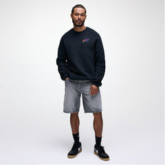 Buffalo Bills Tech Fleece Raglan Sweatshirt Black | Nike for Sale