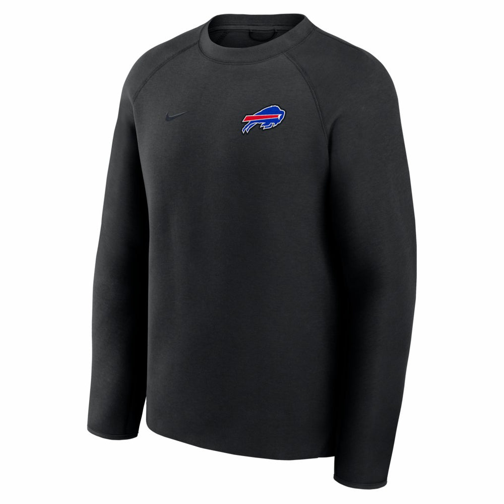 Buffalo Bills Tech Fleece Raglan Sweatshirt Black | Nike for Sale