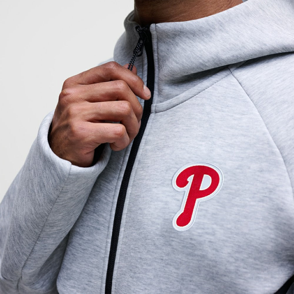 Philadelphia Phillies Nike Tech Fleece Raglan Full-Zip Windrunner Hoodie - MLB