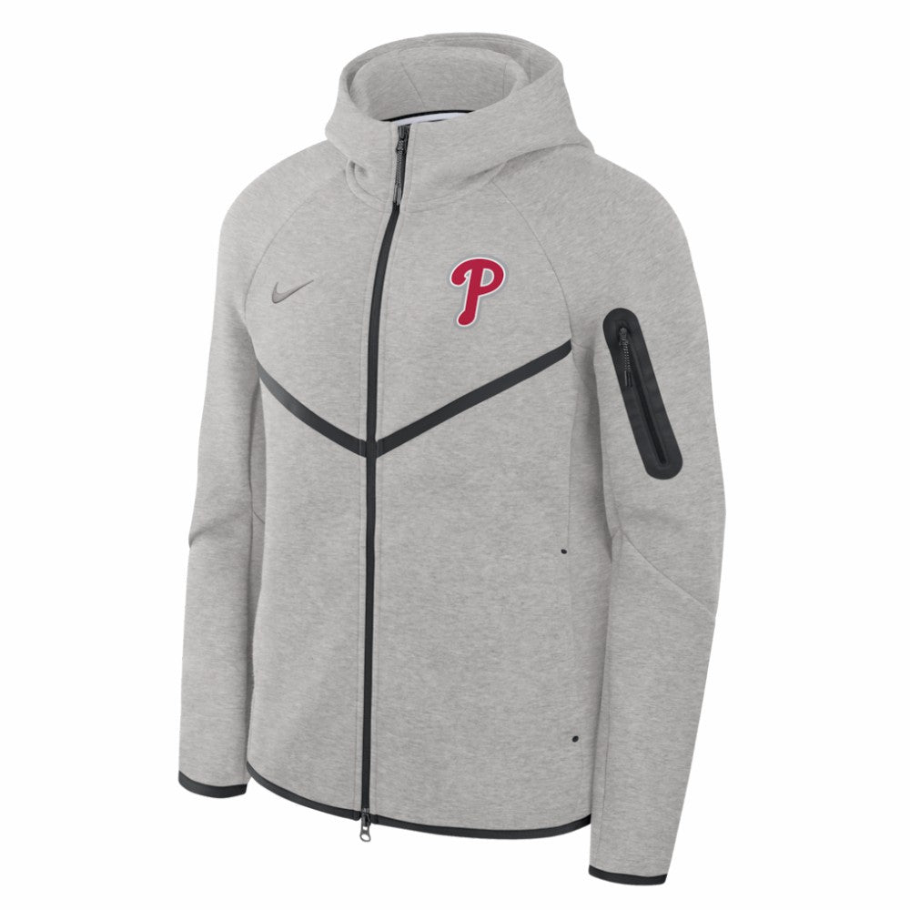 Philadelphia Phillies Nike Tech Fleece Raglan Full-Zip Windrunner Hoodie - MLB