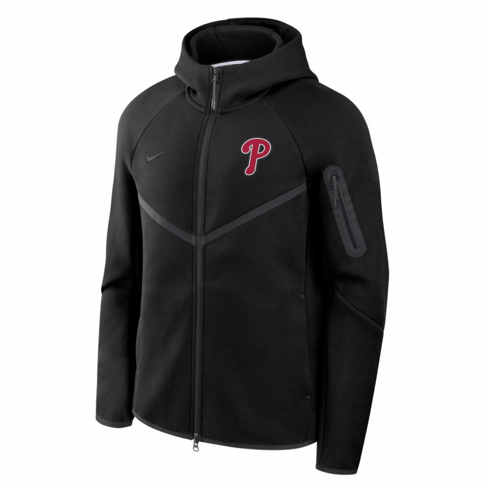 Philadelphia Phillies Nike Tech Fleece Raglan Full-Zip Windrunner Hoodie - MLB