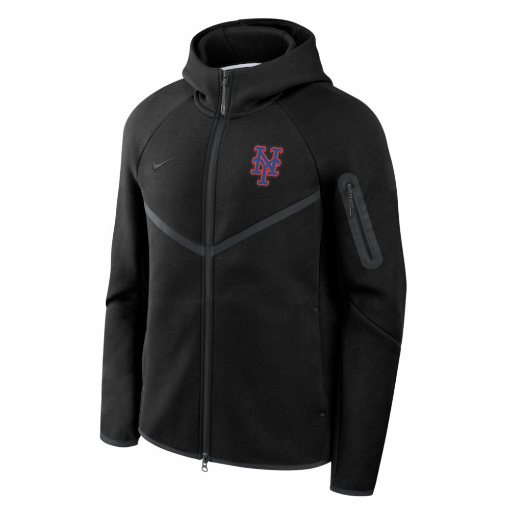 New York Mets Nike Tech Fleece Raglan Full-Zip Windrunner Hoodie - MLB
