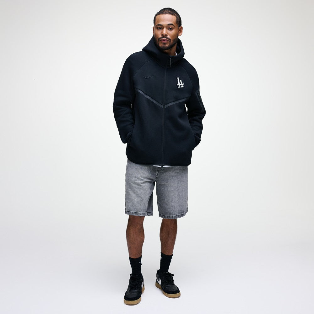 Los Angeles Dodgers Nike Tech Fleece Raglan Full-Zip Windrunner Hoodie - MLB