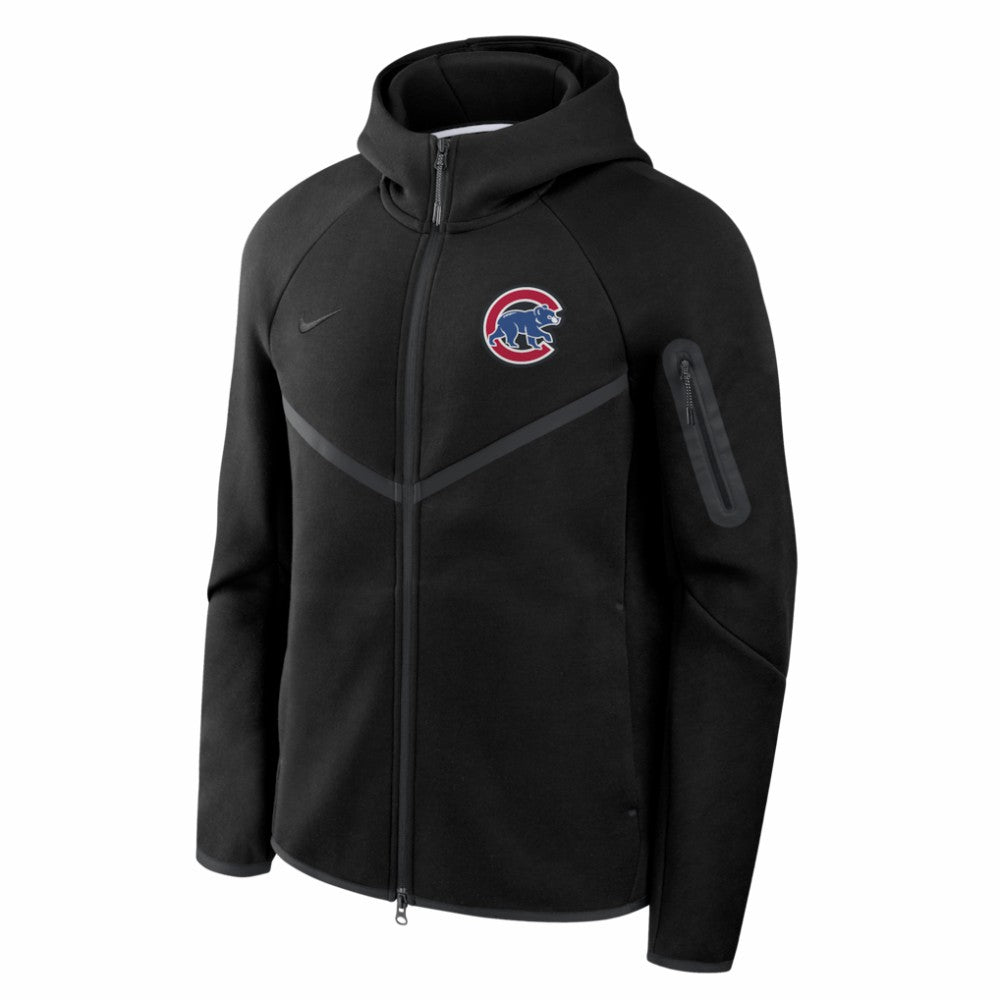 Chicago Cubs Nike Tech Fleece Raglan Full-Zip Windrunner Hoodie - MLB