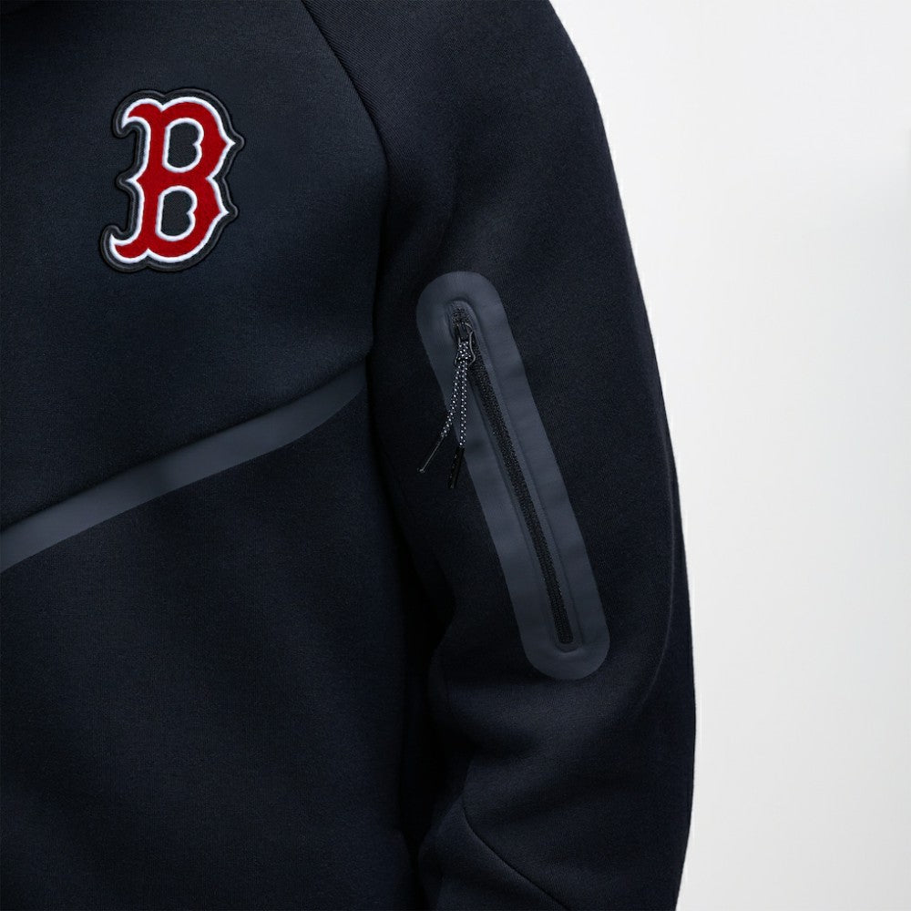 Boston Red Sox Nike Tech Fleece Raglan Full-Zip Windrunner Hoodie - MLB