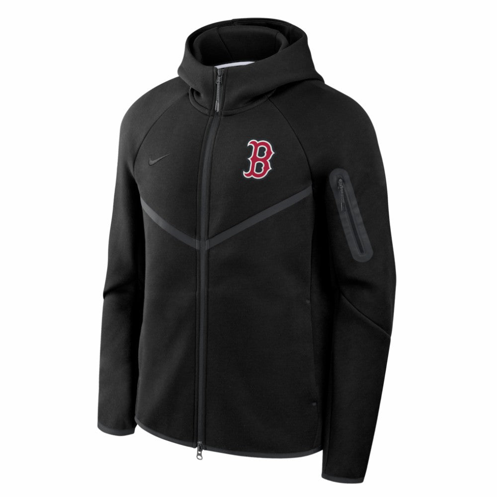 Boston Red Sox Nike Tech Fleece Raglan Full-Zip Windrunner Hoodie - MLB