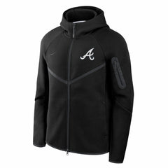 Atlanta Braves Nike Tech Fleece Raglan Full-Zip Windrunner Hoodie - MLB