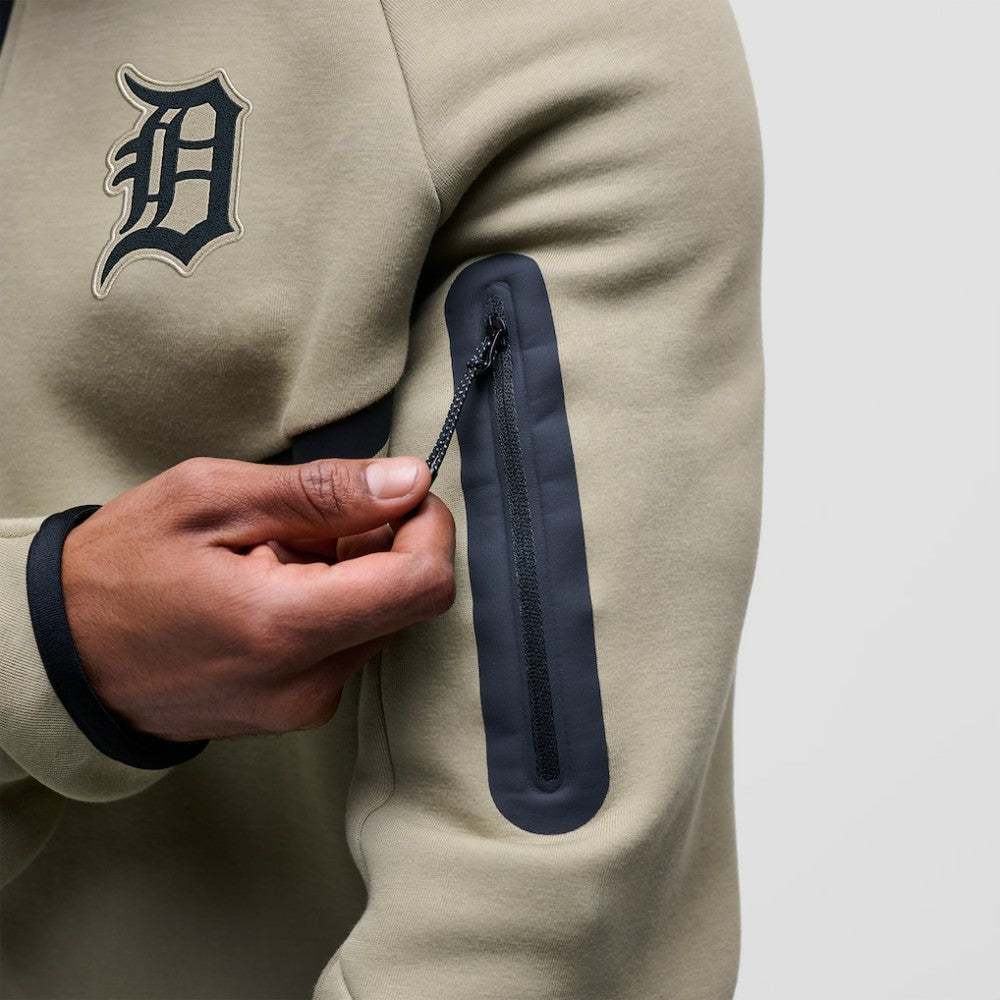 Detroit Tigers Nike Tech Fleece Raglan Full-Zip Windrunner Hoodie - MLB