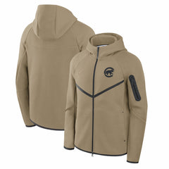 Chicago Cubs Nike Tech Fleece Raglan Full-Zip Windrunner Hoodie - MLB