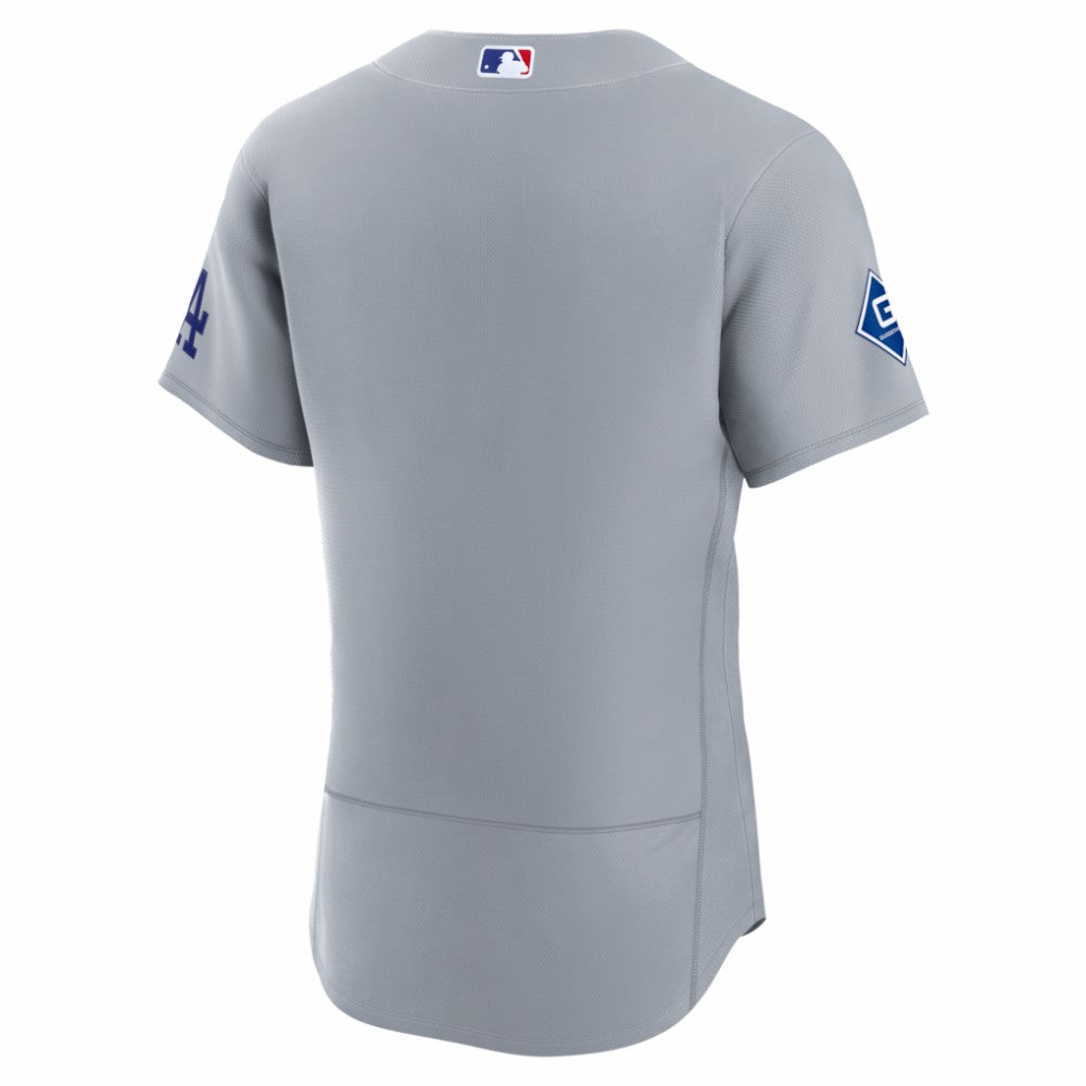 Los Angeles Dodgers Nike Road Sponsor Patch Authentic Jersey - MLB