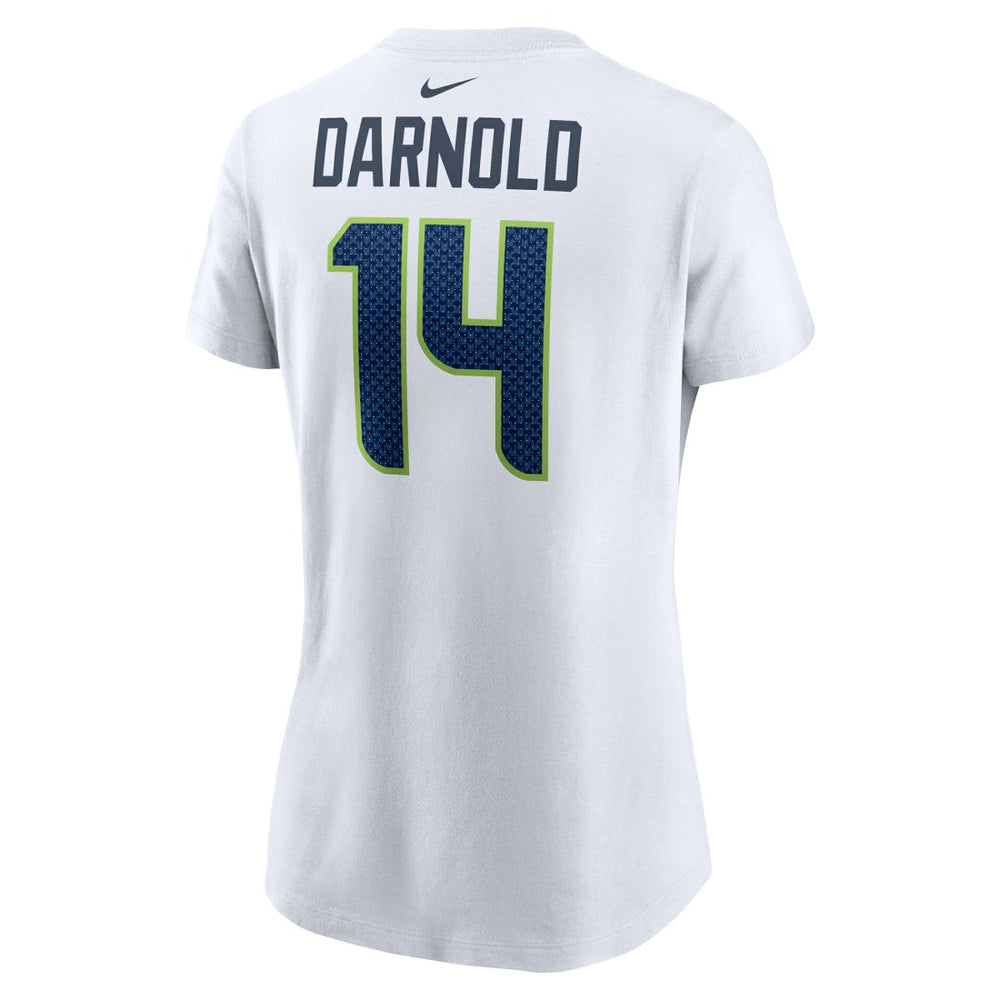 Sam Darnold Seattle Seahawks Women's Player Name & Number T-Shirt White | Nike for Sale