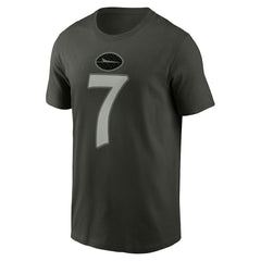 Justin Fields New York Jets 2025 Rivalries Collection Player Name & Number T-Shirt Gotham Green | Nike for Sale
