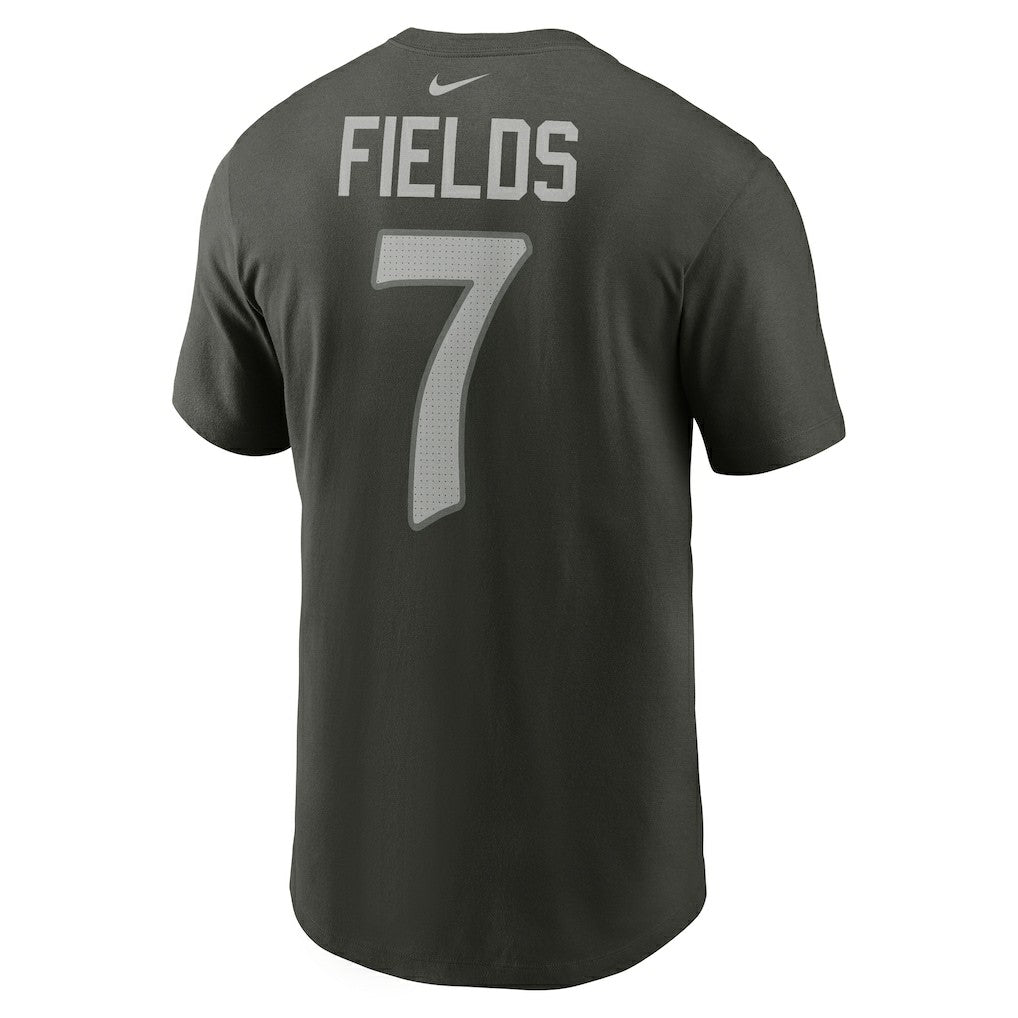 Justin Fields New York Jets 2025 Rivalries Collection Player Name & Number T-Shirt Gotham Green | Nike for Sale