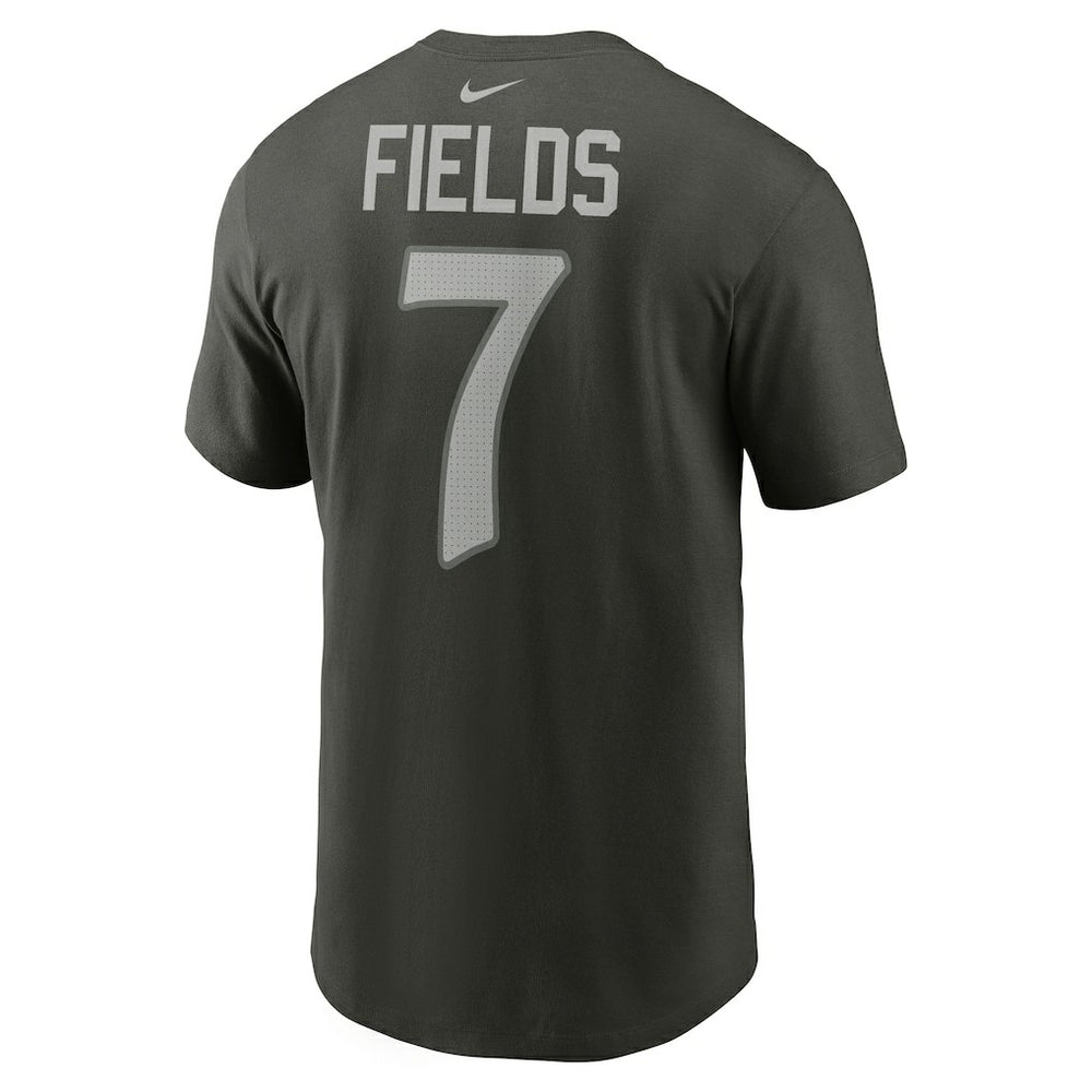 Justin Fields New York Jets 2025 Rivalries Collection Player Name & Number T-Shirt Gotham Green | Nike for Sale