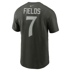Justin Fields New York Jets 2025 Rivalries Collection Player Name & Number T-Shirt Gotham Green | Nike for Sale
