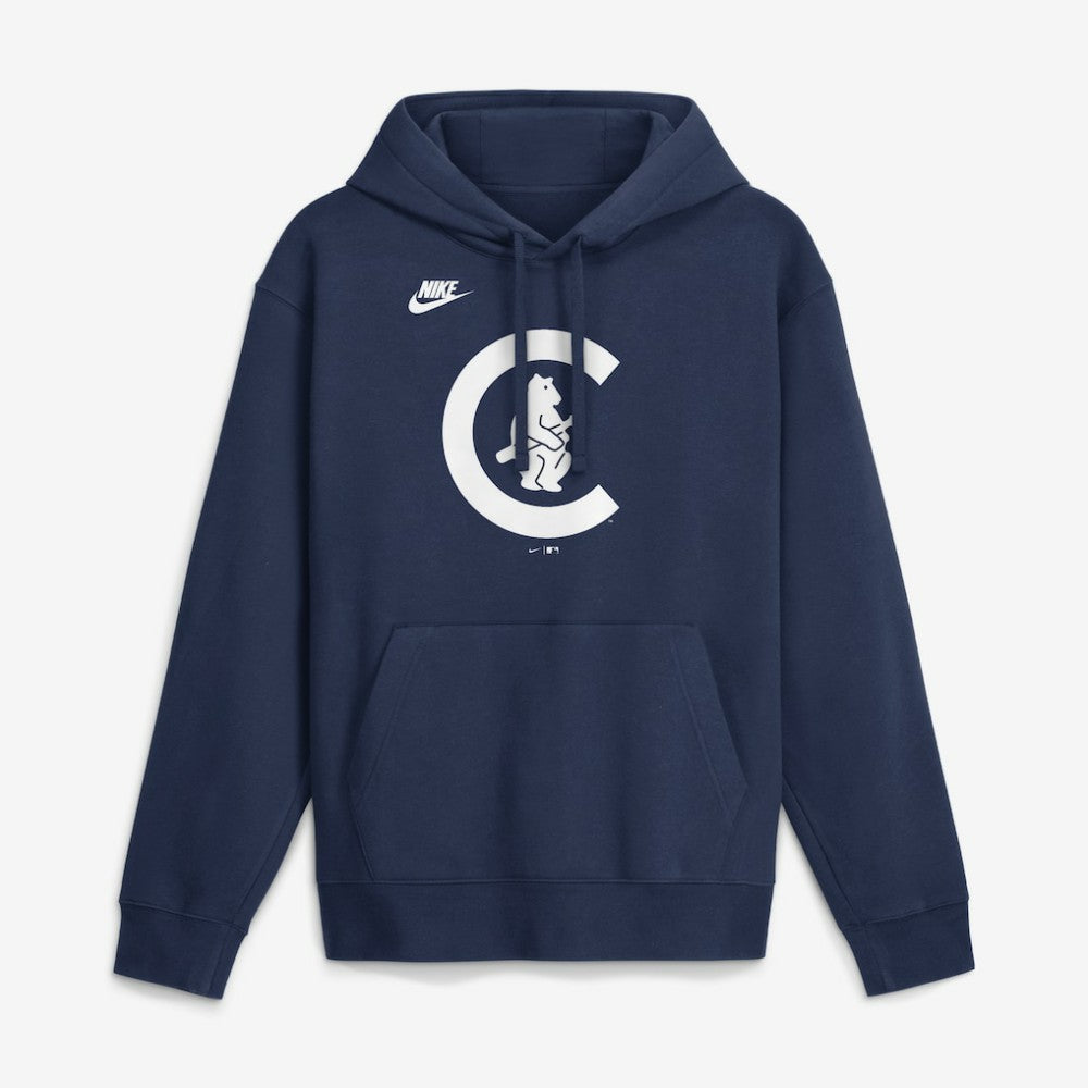 Chicago Cubs Nike Cooperstown Collection Logo Club Hoodie - MLB