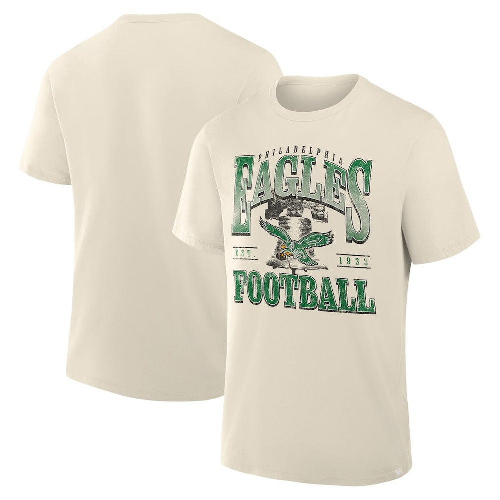 Philadelphia Eagles Team Archives T-Shirt Cream | Fanatics